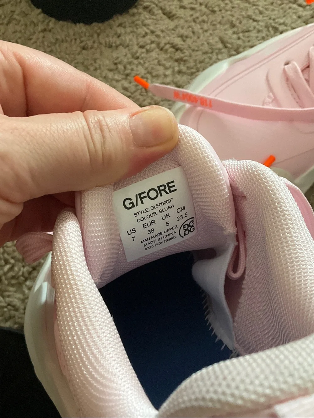 G/FORE Women's Pink G/18 Spikeless Golf Sneakers